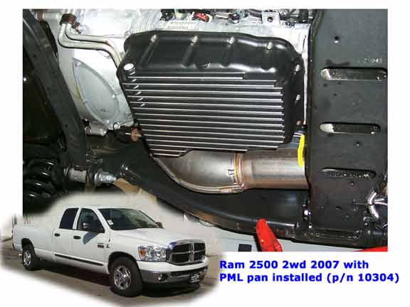PML Deep Transmission Pan Dodge 68RFE,65RFE,66RFE,545RFE,45RFE - Click Image to Close